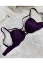 Le Jardin Monica Striped Micro Push-Up Bra with String Detail on the Back - 7008 - 2