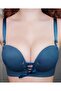 Natasha Imported Non-wired Push-up Laser Cut Front Tie Comfortable Bra -8388