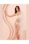 Nbb Underwire Supported Covered Lace Bra Transparent Panty Set-4742 - 2