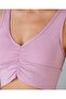 Aurafit Women's Croptop/Bustier with Gathered Front and Crisscross Back - 3