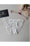 Lucia Japanese Style Cheeky Panties/Slip with Tulle Satin Ribbon Detail on the Back-2858