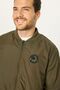 Men's Khaki Windproof Coat - 6