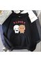 Dudu Budu Kawaii Love Black Hooded Hoodie Sweatshirt