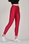 Women's Shiny Ankle Length Medium High Waist Disco Slim Fit Colorful Sports Tights - 4892 - 4