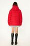 Red Women's Coat - Waterproof and Windproof, Padded - 7