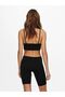 Seamless Ribbed String Strap Crop Top - 3