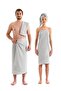 Gray Muslin Bath Towel Set - Soft & High Water Absorbent Bath Towel - 100% Cotton