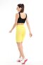 Slimming Extra High Waist Above-Knee Lycra Nylon Leggings with Push-Up Feature for a Flattering Fit - 5
