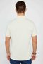Men's Slim Fit 100% Cotton Plain Pique Cream Color Polo Neck T-Shirt - 5