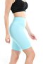 Slimming Extra High Waist Above-Knee Lycra Nylon Leggings with Push-Up Feature for a Flattering Fit - 5