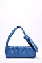 Soft Napa Leather Baguette Look Drawstring Strap Detailed Shoulder Bag - My - - 5