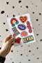 طقم ملصقات من 4 قطع من مجموعة Sticker Collection - 2