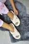 Women's House Slippers Fluffy Silent Sole Plush House Slippers - 3