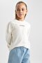 Girl's Crew Neck Long Sleeve T-Shirt A7430A823Au - 3