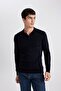Standard Fit Polo Collar Thessaloniki Fabric Sweater B9713Ax24Au - 3