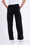 Women's Seasonal Loose Wide Comfortable Leg Black Sweatpants with Side Pockets - 7