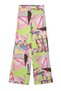 Green Linen Trousers - Colorful and Pocket Detailed, Wide Leg - 2