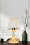 Stone Lampshade 2-Piece Crystal Body Gold Living Room Bedroom Lampshade - 3