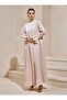 Powder Color Melis Abaya - Al Sheikha Model