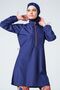 Pool Full Covered Hijab Swimsuit 23246 Indigo Blue 3XL - 6