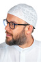 مقعد صلاة مرجاني أبيض 12 قطعة