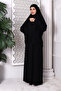 طقم صلاة عملي من قطعتين 8016 أسود - 3