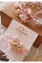 Salmon Powder Pink Special Design Mother Baby Maternity Crown Set - 2
