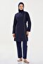 9075-24 Dark Navy Blue Beny Full Hijab Swimsuit - 2