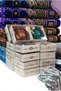 Sultan 20-Person Hajj and Umrah Gift Dodya Velvet Prayer Rug Set - 4