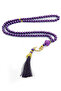 Vavli Tughra Pearl Prayer Beads of 99 - Plum