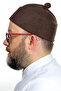 ورأى الصوف Skullcap بني داكن - 2