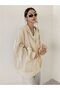 Zippered Oversize Hooded Sweatshirt - 5