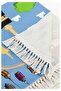 Digital Printed Children's Prayer Rug - With Kabeli Car - 44 X 78 Cm - 3