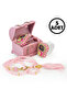 5 Pieces Pearl Prayer Beads and Zikirmatik Set in a Box Mevlüt Gift Pink