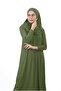 Waiter Size 12-15 Years Khaki Self-Headband One Piece Women's Prayer Dress - 3