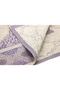 Luxury Light-Colored Ottoman Chenille Prayer Mat with Prayer Beads Gift, Lilac - 2