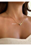 Zircon Shiny Gold Women's Necklace - 2