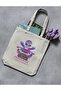 Cosmic Futuristic Neon Y2K Retro Unisex Cloth Bag Tote Bag - 3