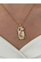 Vip Series - Orange Stone Women's Anti-Tarnish Steel Women's Gold Necklace - 2