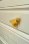 Yellow Dino2 Cabinet Handle - Modern, Cute and Durable Furniture Handle for Children's Room, Kitchen and Bathroom - 2