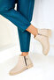 Beige Women's Boots & Booties 19553 - 3