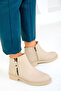 Beige Women's Boots & Booties 19553 - 2
