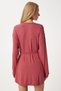 Women's Pink Seasonal Knitted Sweater Cardigan En00620 - 6
