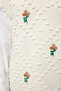 Stone Flower Embroidered Knitwear Sweater Tctaw25Uv00011 - 4