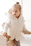 Teddy Plush Kids Vest Hooded Lined 3d Eared