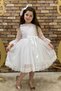 Evening & Prom Dress - White - Ruffle hem - 2