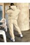 Women's Beige Lotus Tracksuit Set - 2