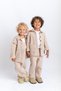 Unisex Gabardine Trousers Beige - 6