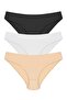 Women's Cotton Bikini Model Panties 3-Pack