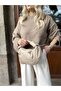 Women's Cream Mini Knotted Hand Bag